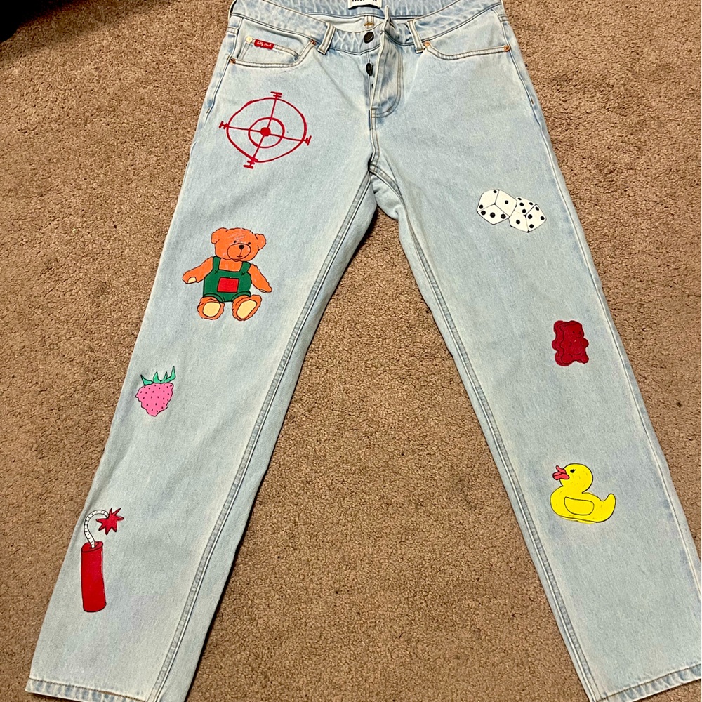 Teddy Fresh Jeans doodle jeans size 30